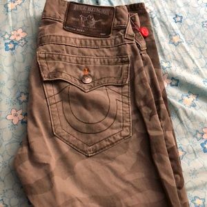 True Religion Ricky Camouflage Gray